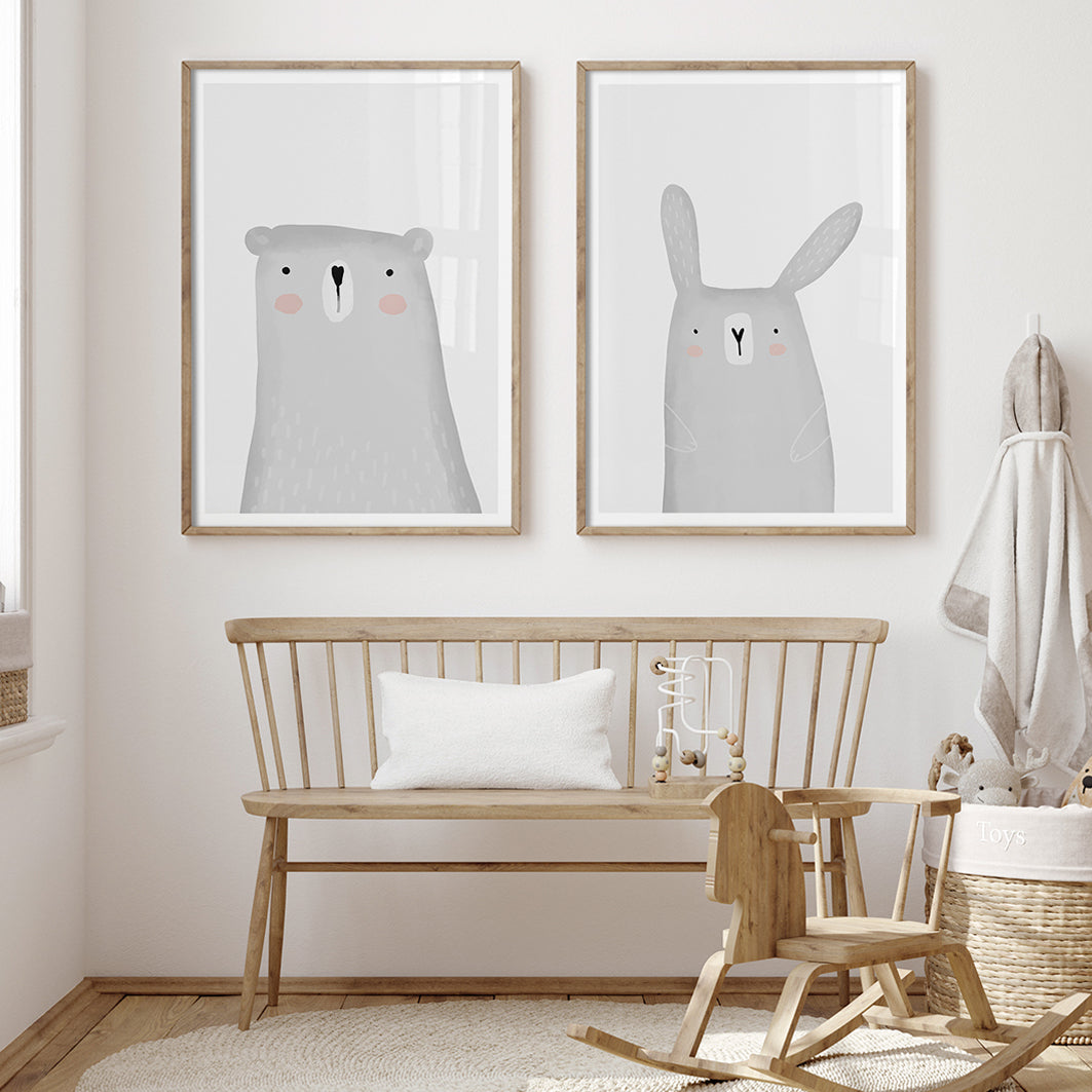 Shop Set of Nursery Prints Girl or Boy Nursery Wall Art