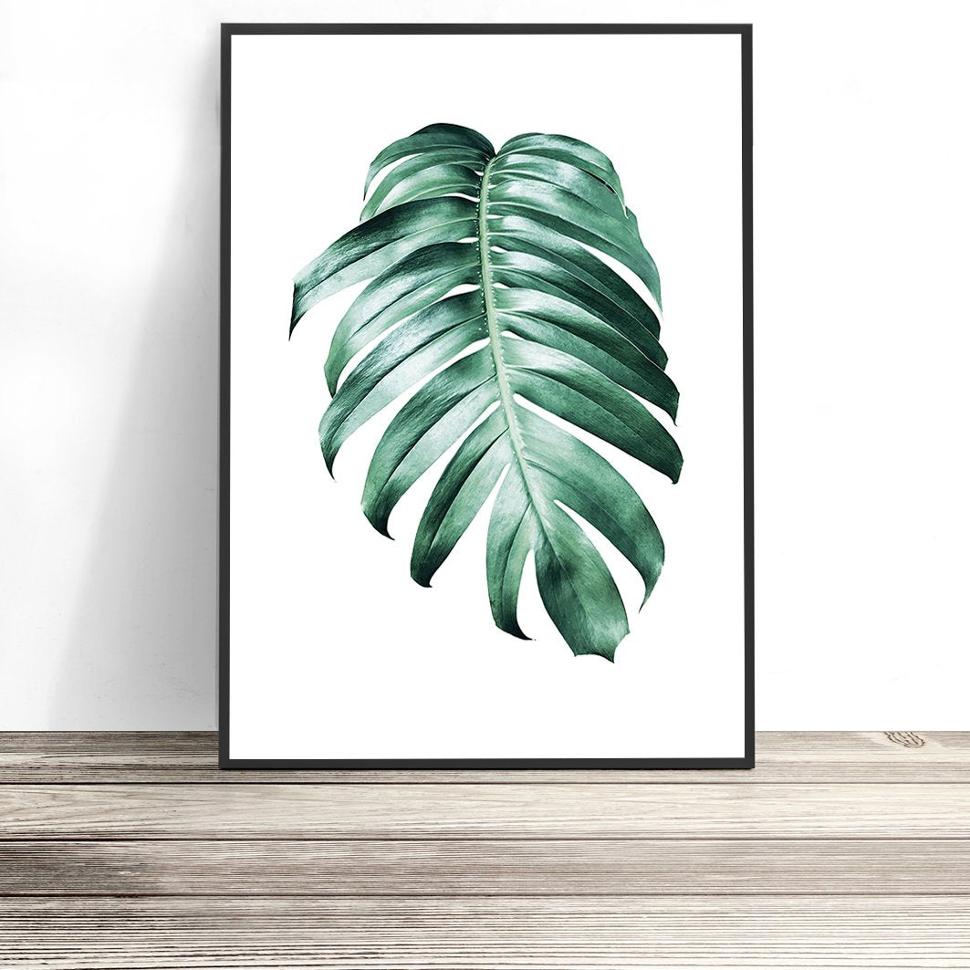 Watercolour Monstera Leaf Print