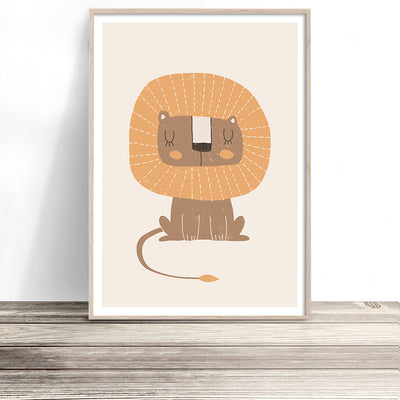 Lion Nursery Print baby Boy Nursery Wall Art australia