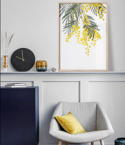 Wattle-Art-Print-Australian-Native-Flower-Wall-Art-