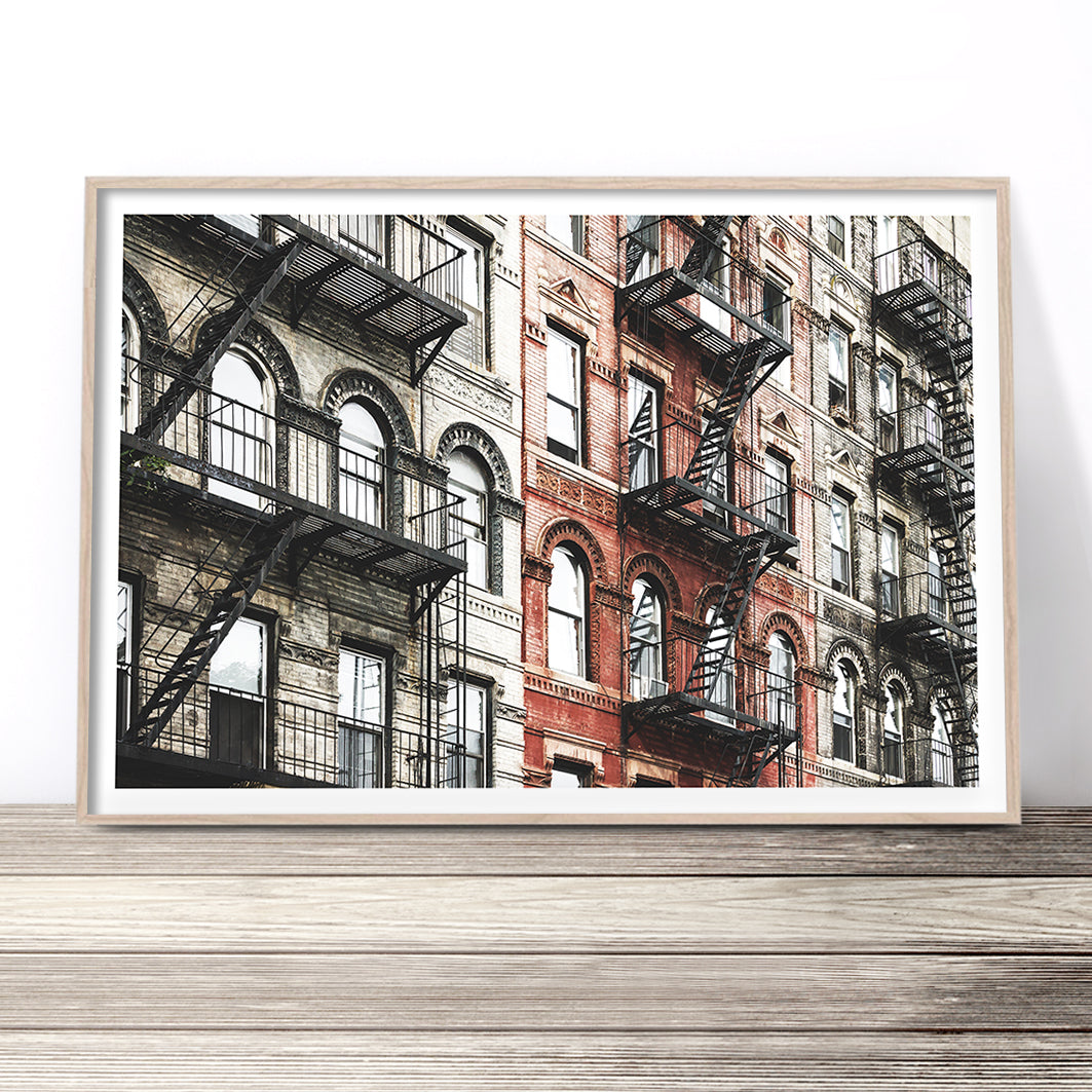 apartments-in-new-york-city-wall-art-print
