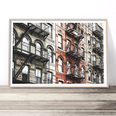 apartments-in-new-york-city-wall-art-print