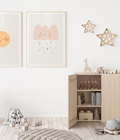 cloud-raining-love-hearts-nursery-artwork-australia