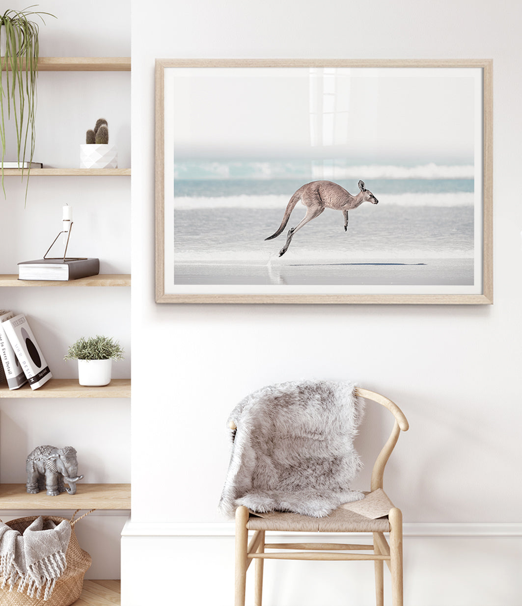 esperance-beach-kangaroo-art-print-australian-animal-photography-poster