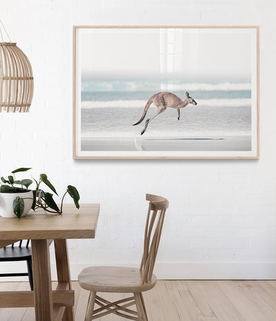 esperance-beach-kangaroo-art-print-australian-animal-photography-poster