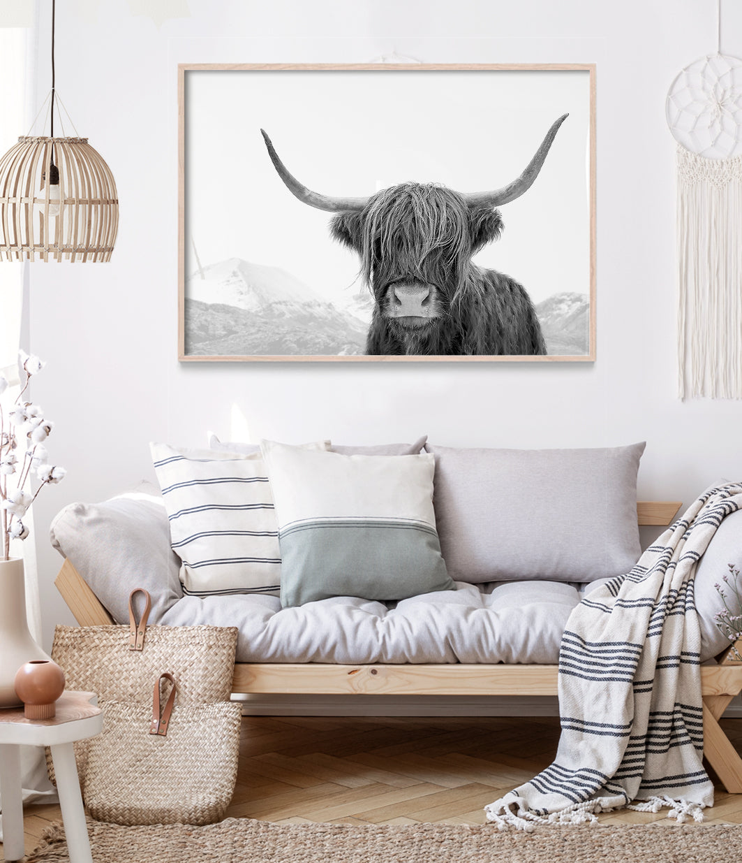 highland-cow-print-black-and-white-australia