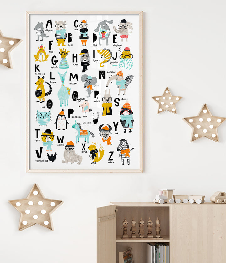 Animal Alphabet Print