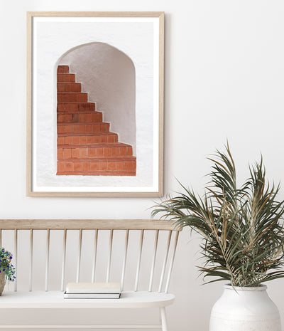 terracotta-stairs-greece-print-mediterranean-wall-art