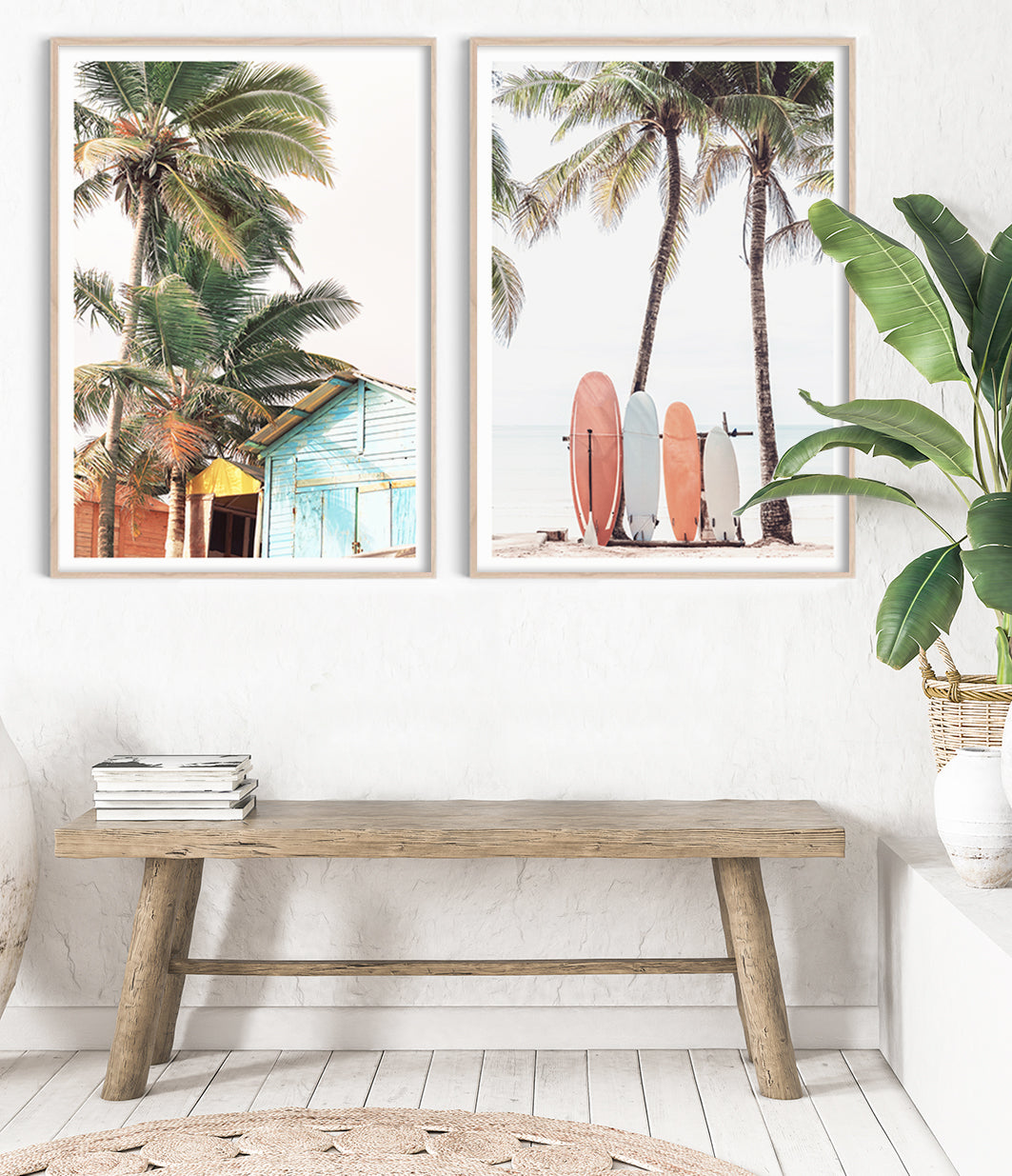 tropical-print-coastal-wall-art