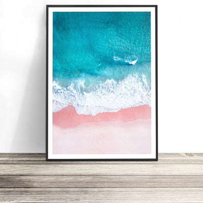 aerial ocean print aerial beach wall art