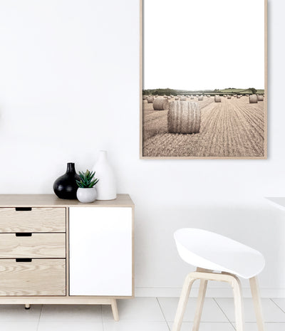 Hay Bales Print