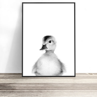 Duckling Print (Black and White)