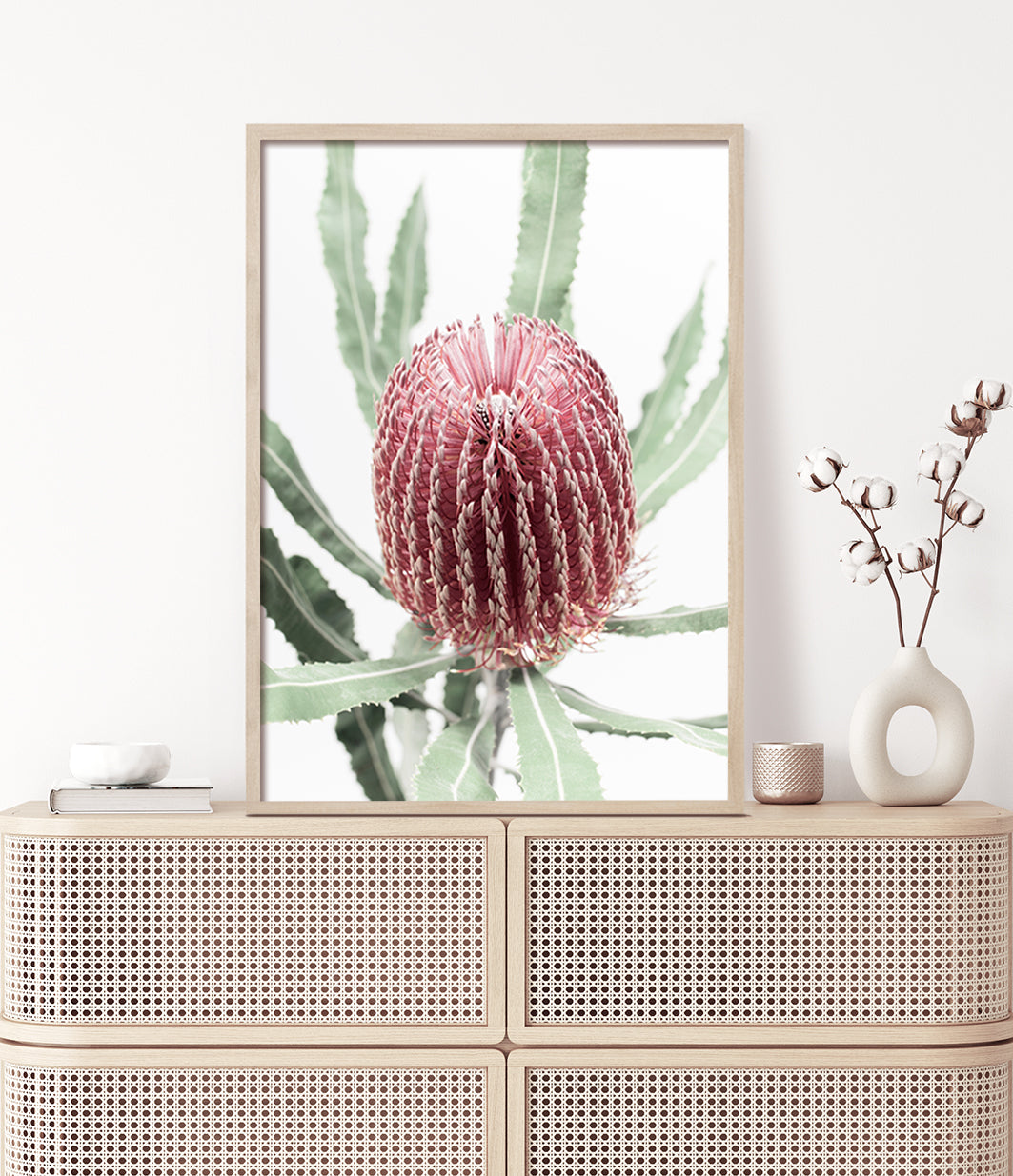 banksia wall art australian flower print native floral photography artwork