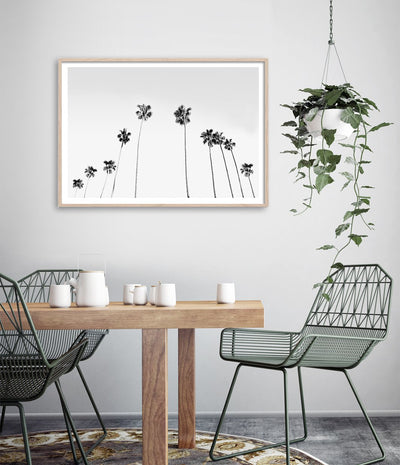 palm tree art print australia