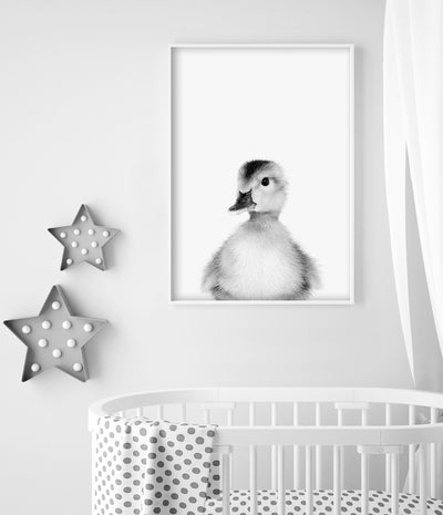 Duckling Print (Black and White)