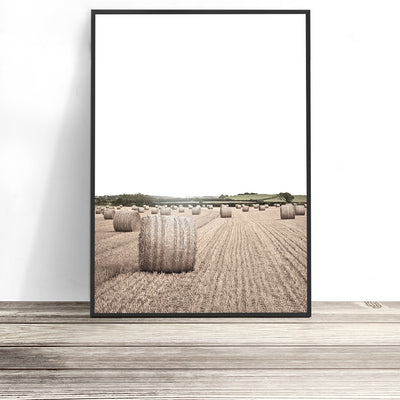 Hay Bales Print
