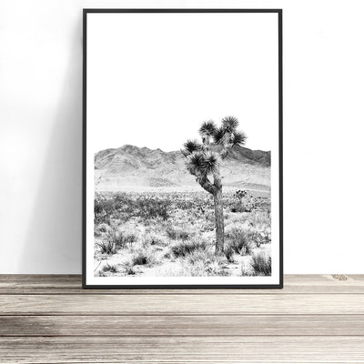 Joshua Tree Print (Black and White)