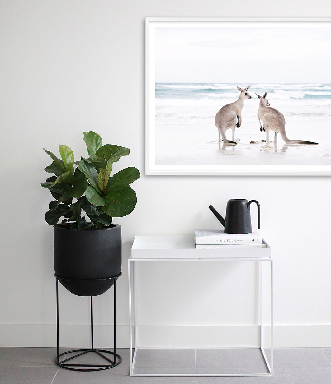 Beach Kangaroos Print