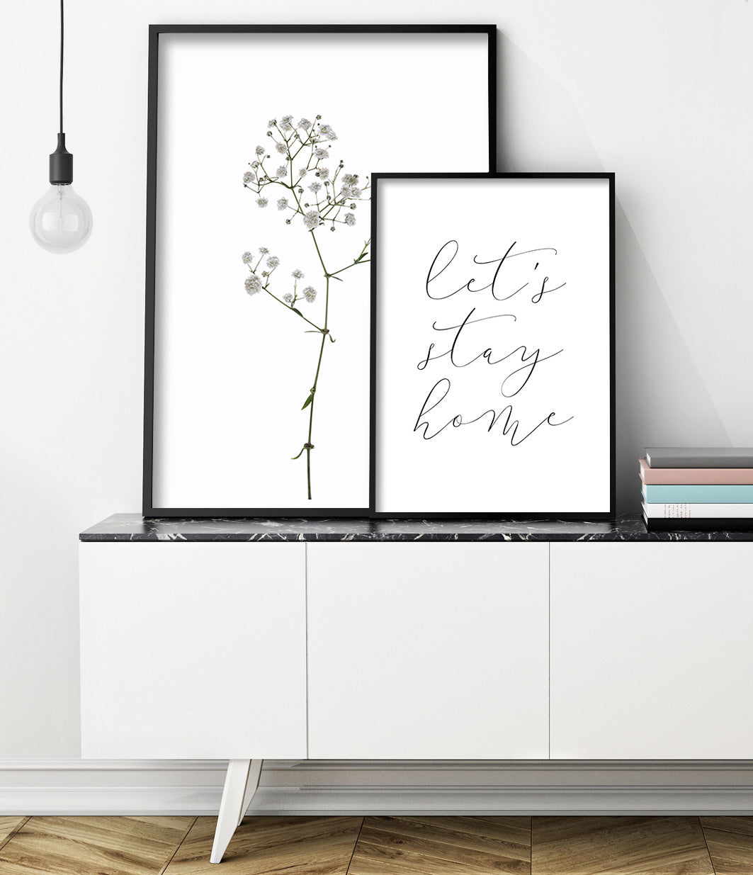 Let's Stay Home Print