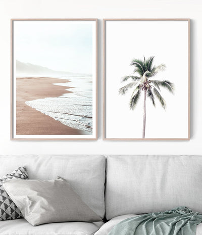 Vintage Palm Tree Print (Colour)