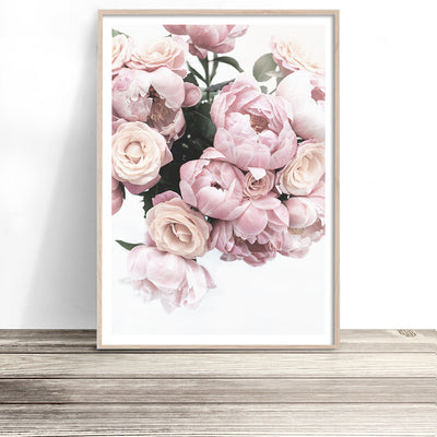 pastel flowers wall art australia