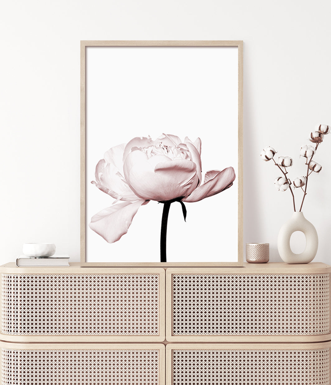 peony flower print floral art australia