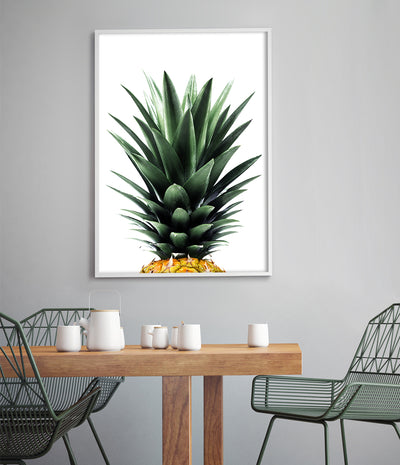 pineapple-art-print-tropical-artwork