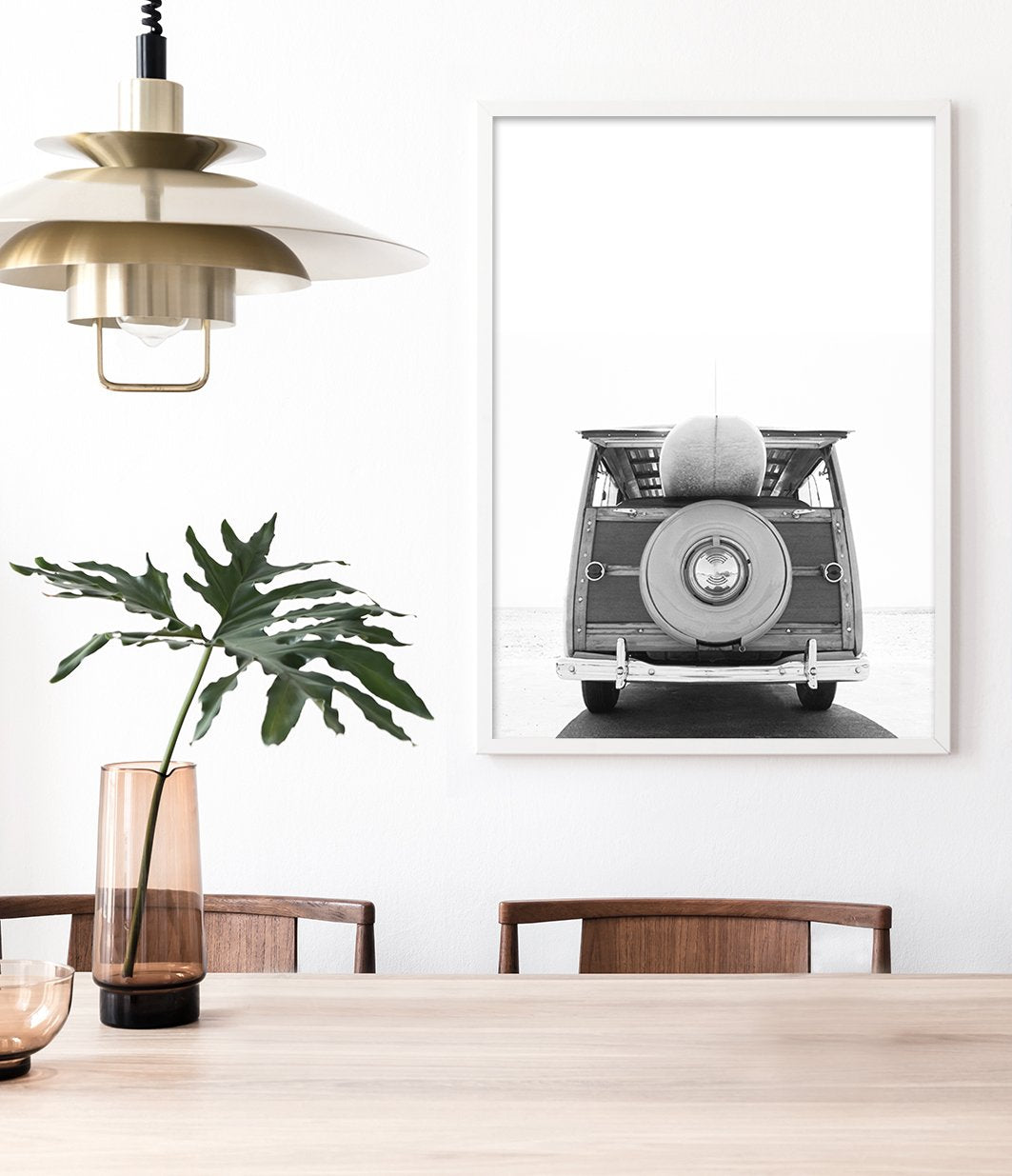 Vintage Surf Van Print (Portrait)
