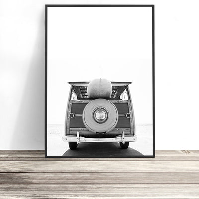 Vintage Surf Van Print (Portrait)